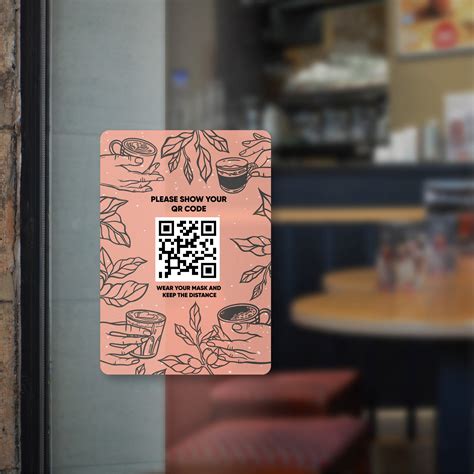 custom qr code stickers sticky brand