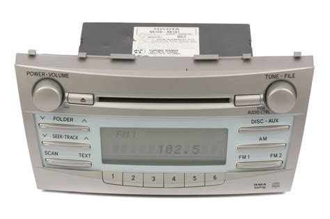 restored  oem toyota camry  fm radio cd player part number   face