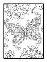 Coloring Easy Relaxing Pages Adults Fun Book Relaxation Kids Magical Swirls Adult Books Butterfly Amazon Choose Board sketch template