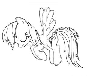 printable rainbow dash coloring pages everfreecoloringcom