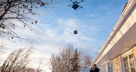 flytrex begins backyard drone delivery pilot   walmart