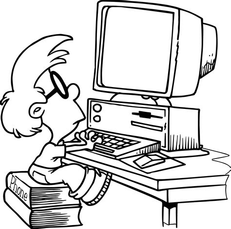 kindergarten computer parts coloring pages coloring pages ideas