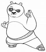 Fu Kung Colorir Urso Poder Sketsa Kungfu Hewan Tudodesenhos Lucu Menggambar sketch template