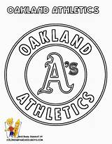 Oakland Athletics Sox Everfreecoloring Yescoloring sketch template