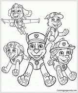 Patrol Paw Characters Pages Coloring Online Color Kids Print Coloringpagesonly sketch template