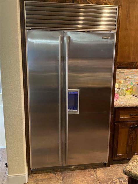 subzero  ss side  side built  water  ice  door refrigerator  appliance reviews