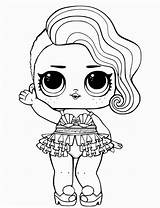 Lol Coloring Pages Dolls Surprise Print Series Doll sketch template