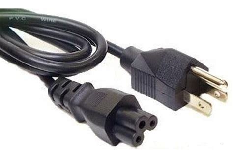 cable de corriente tipo trebol mts  cargador laptop  en mercado libre