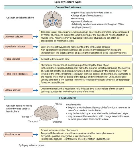 types  seizures background health