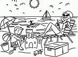 Beach Coloring Pages Adults sketch template