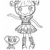 Lalaloopsy Coloring Hoe Draw Scraps Sewn Stitched sketch template