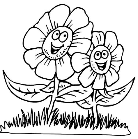 spring coloring pictures coloring pages  print