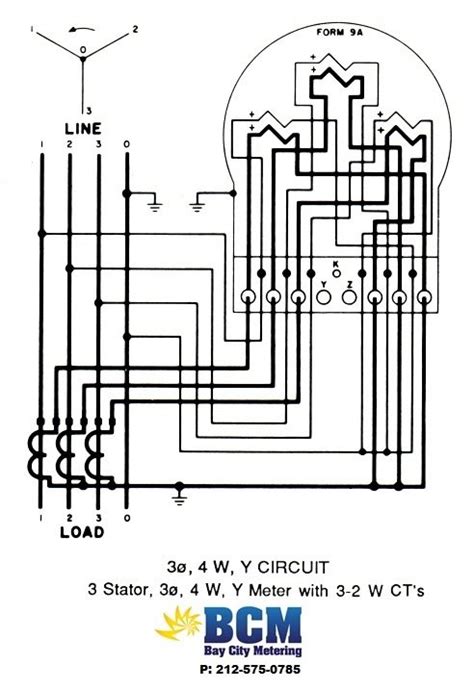 wiring diagram ct metering