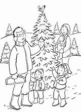 Craciun Zima Colorir Colorat Pobarvanke Famiglia Planse Imprimir Familia Ausmalbilder Stampare Desene Plansa Weihnachten Bradul Malbuch Visits sketch template