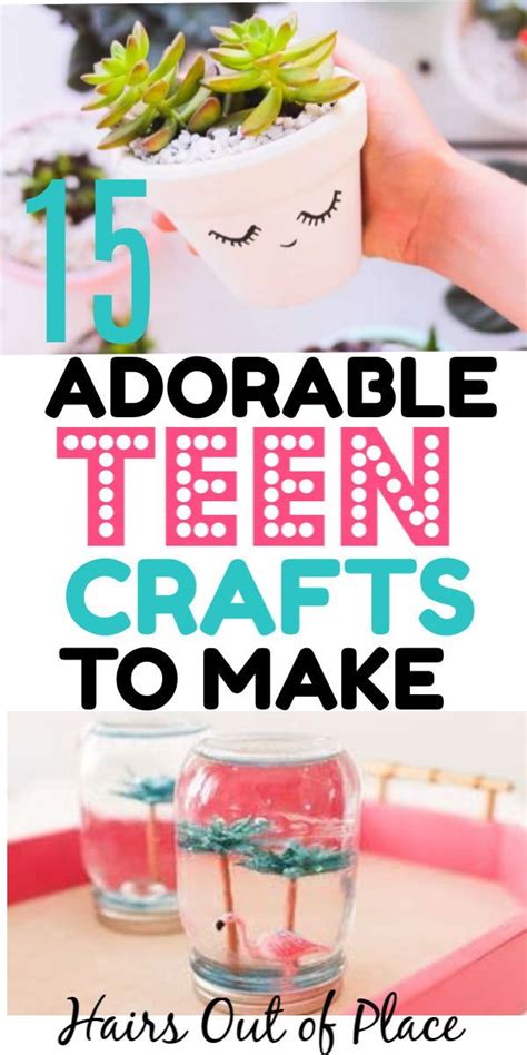 fun crafts  teens   bring  thier  artist
