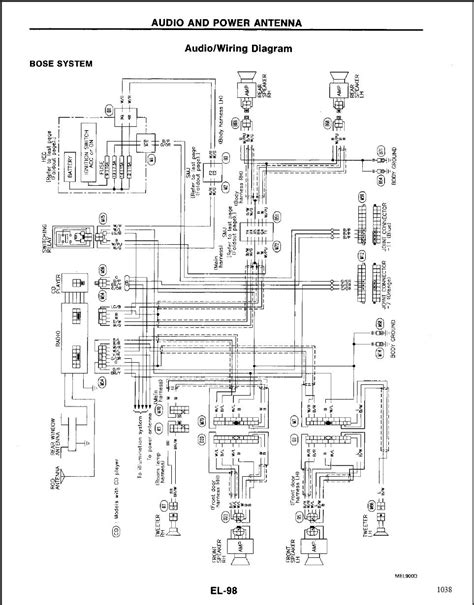 infiniti  coupe stereo wiring diagram
