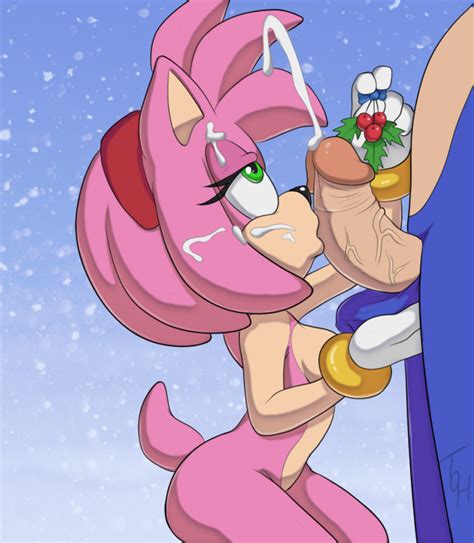 1509317 Amy Rose Christmas Sonic Team Sonic The Hedgehog