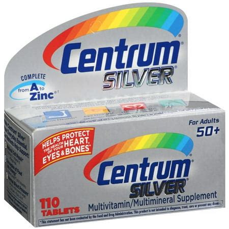 centrum silver adult  multivitamin tablets  ct walmartcom