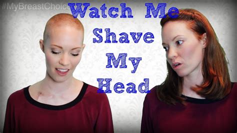 woman shaves hair off on youtube youtube