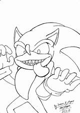 Sonic Exe Drawing Ausmalbilder Outline Colouring Px Xcolorings Coloringhome sketch template