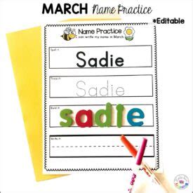 editable monthly  writing printables  preschool kindergarten