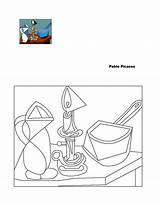 Picasso Cuadros Pintores Obrazy Znane Maestra Eserleri Sanat Kolorowania Proyectos Semente Picasso2 Quadros sketch template