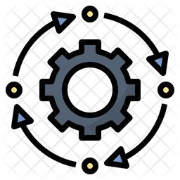 system icon   colored outline style