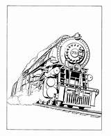 Coloring Steam Pages Locomotive Train Trains Engine Printable Railroad Sheets Kids Drawing Drawings Old Books Bubakids Colouring Color Activity Outline sketch template