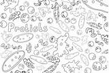 Microbe Microbes Designlooter Amnhnyc Celled Singled sketch template