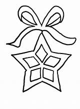 Christmas Star Coloring Clipart Drawings Pages Library Nice sketch template