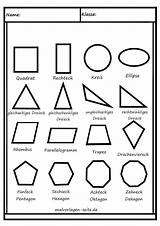 Geometrische Formen Grundschule Ausmalbilder Malvorlagen sketch template
