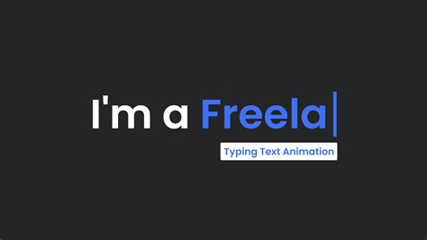 multiple typing text animation  html css javascript