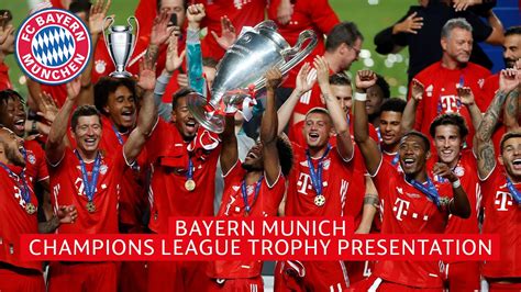 bayern munich lift  sixth champions league trophy ucl  cbs sports youtube