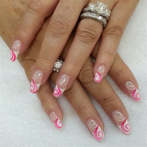 french gel manicure swirl nail designs yelp