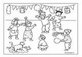 Feest Kleuteridee Verjaardag Wolken Educação Puk Carnaval Kiezen Escola sketch template