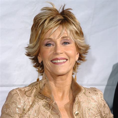 Jane Fonda In 2005 Jane Fonda S Hairstyles Through The