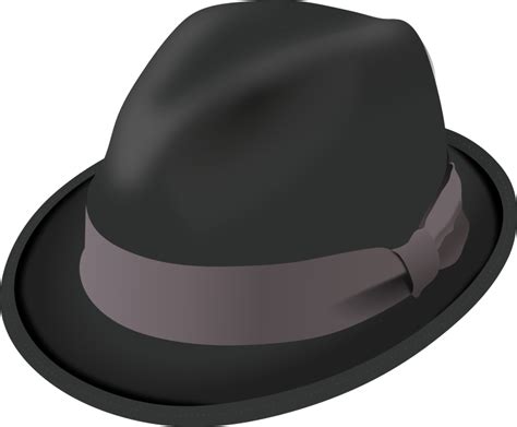 trilby hat openclipart