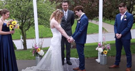 18 year old given months to live marries his high school sweetheart