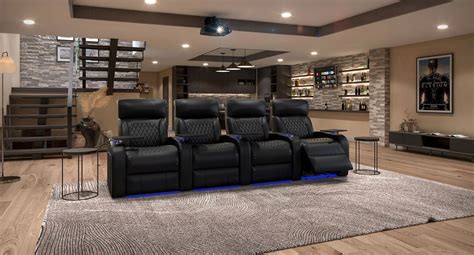 bliss heat and massage lhr series home theater seating