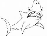 Sharks Supercoloring Martello Pesce Scribblefun sketch template