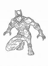 Marvel Pantera Ausmalbilder Superhelden Vingadores Colorare Superheld Nera Malvorlage Supereroe Onlinecoloringpages Herois Gratuitamente Raskrasil sketch template