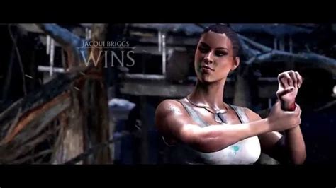 Mortal Kombat X Jacqui Briggs Victory Pose Youtube