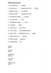 english worksheets words   prepositions