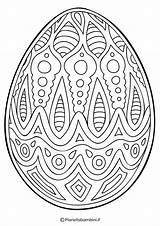 Pasqua Colorare Uova Pasquali Sagome Uovo Disegno Pianetabambini Singolarmente Coniglietti Difficile sketch template
