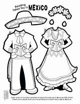 Hispanic Coloring Mariachi Heritage Paper Culture Mexican Pages Mexico Spanish Doll Month Crafts Kids Drawing Activities Dolls Printable Color Learning sketch template
