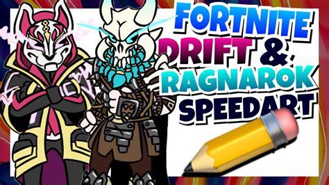 Cartoon Speedart Drift And Ragnarok Fortnite Season 5