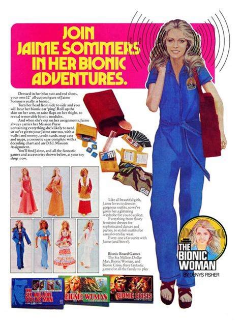 bionic woman action figure ad boing boing