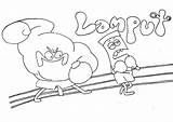 Lamput sketch template