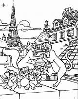 Coloring Paris Pages Aristocats Kids Disney Eiffel Tower Printable Drawing London Color Duchess Getcolorings Ratatouille Wecoloringpage Colorings Getdrawings Paintingvalley sketch template
