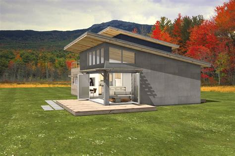 double shed roof house plans cabin jhmrad